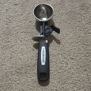 FREE W ANY PURCHASE!Farberware Silver and Black Ice Cream Scoop